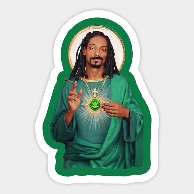 Saint Snoop Dogg Sticker by Gedogfx